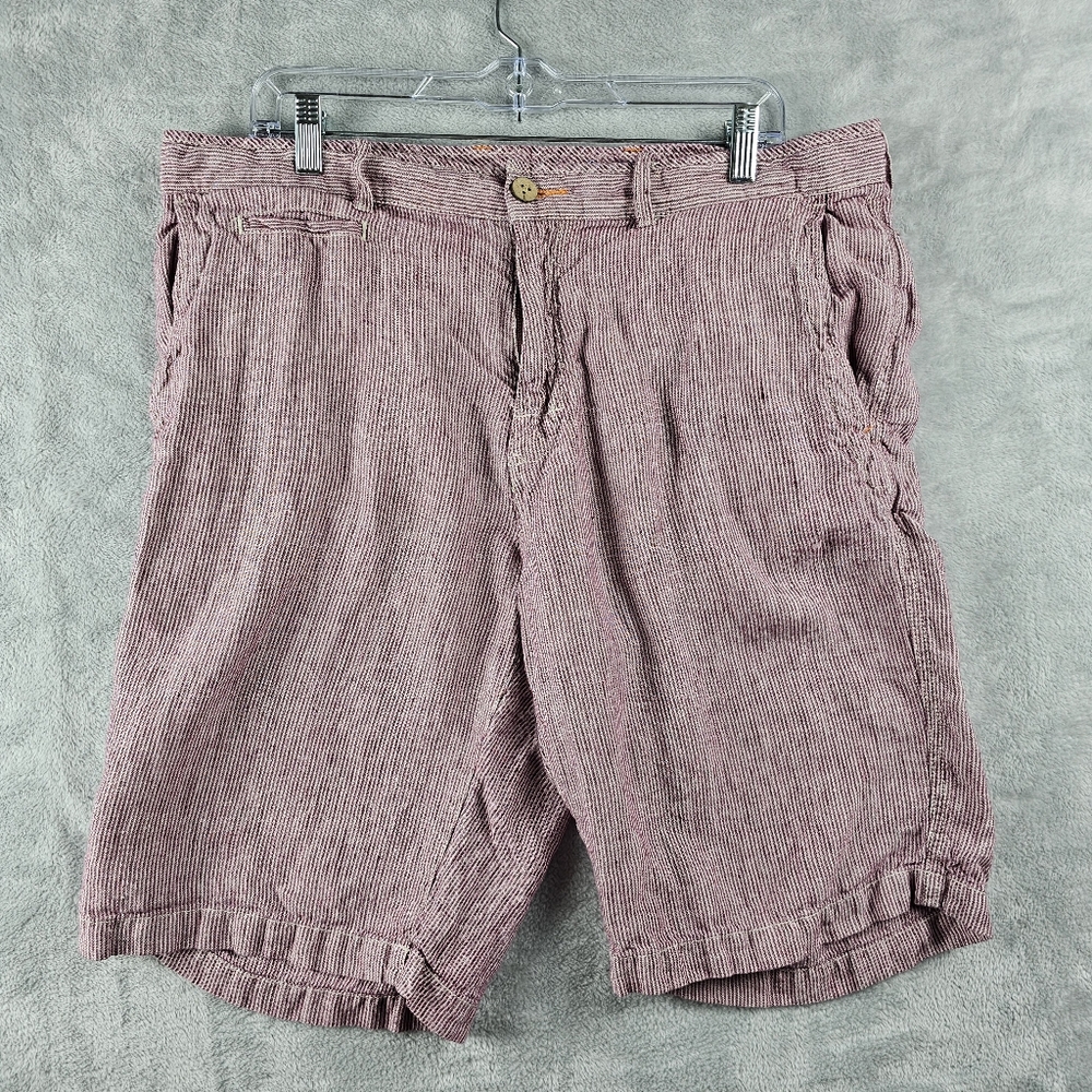 Tommy Bahama Red Striped Men Shorts